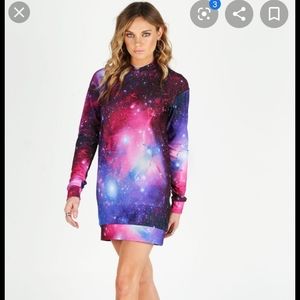 Blackmilk purple galaxy slouchy size M